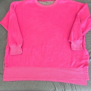 Aerie hot pink sweater shirt long sleeve